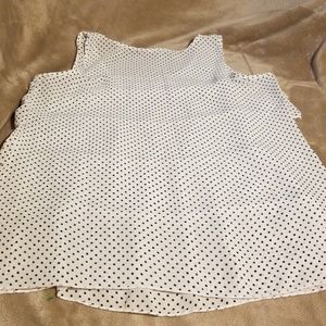Lilly Lou Tops - LILLY LOU BLACK AND WHITE POLKA DOT TANK TOP Lilly Lou Tops - LILLY LOU BLACK AND WHITE POLKA DOT TANK TOP